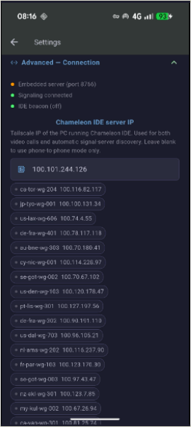Companion app screen 15