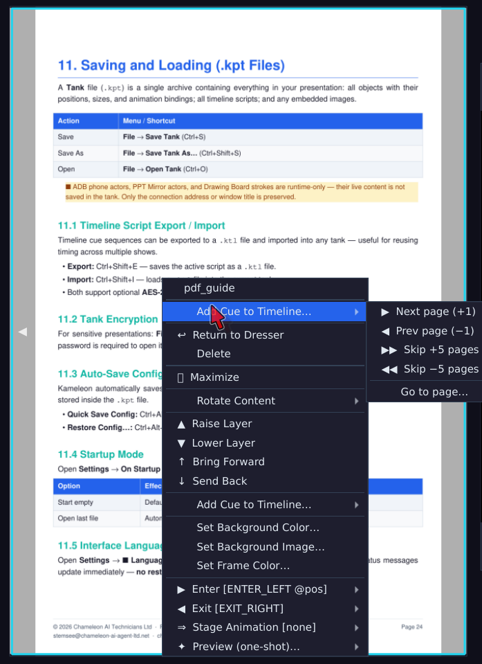 Kameleon Presenter screenshot 3